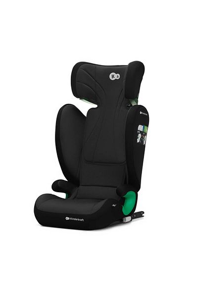 Kinderkraft Κάθισμα αυτοκινήτου JUNIOR FIX2, I-SIZE 100-150 cm, Μαύρο γραφίτη