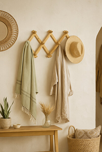 adba Dekoratif Ahşap Akordeon Duvar Askısı