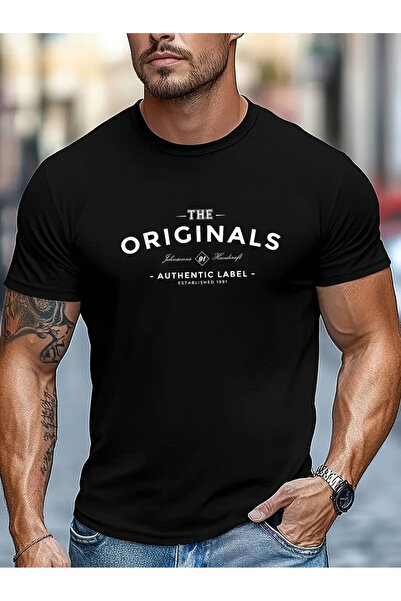 Trend Sizde Unisex The Originals μπλουζάκι με μπροστινό εμπριμέ σχέδιο