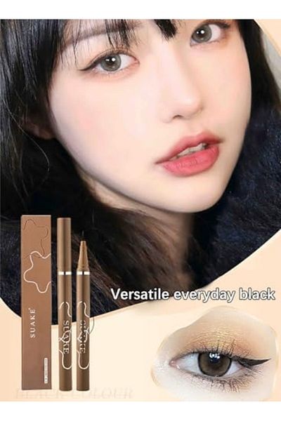 SUAKE Liquid Eyeliner Pen, Quick Drying Long Lasting Waterproof Precision Eyeliner