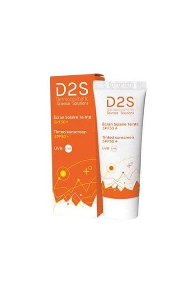 D2S tinted Sunscreen spf 50+ cream