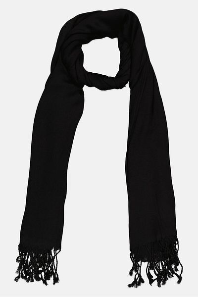 London Fog Women Plain Scarves, Black