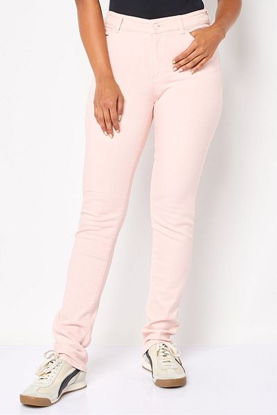 Emporio Armani Women Slim Fit Plain Stretchable Denim, Pink