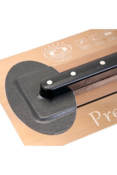 JollyMag Σπάτουλα από ανοξείδωτο ατσάλι, σκληρυμένη, Olejnik, SuperFlex, δερμάτινη λαβή, 0,3 mm, 305x100 mm