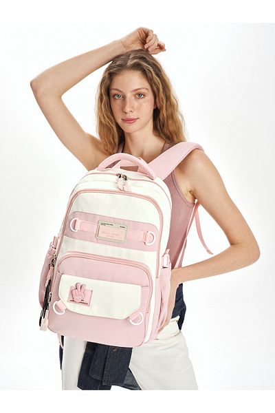Pierre Cardin Rucsac școlar roz pentru copii 07PC18829