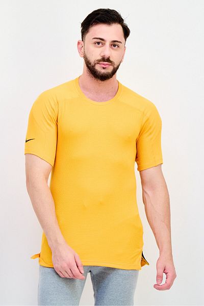 Nike Men Sportswear Fit Short Sleeves Training T-Shirts, Orange