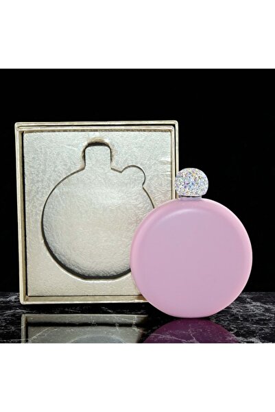 Kuzey Tacı Luna Pink Flask – Vip Stylish Design with Crystal Top