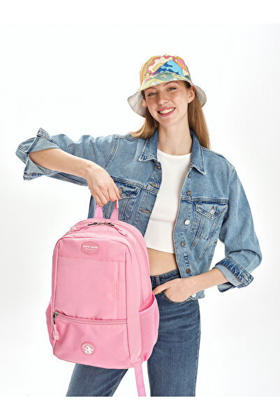 Pierre Cardin Pink Children's School Backpack 07Pc1002