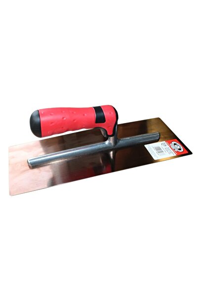 JollyMag Gletiera inox, Olejnik, 12x28 cm, 0,65 mm, maner soft, Rosu