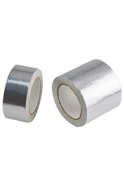JollyMag Banda autoadeziva din Aluminiu pentru Etansare si Izolare, Impermeabila, 50 mm x 5.1 m, 150 microni