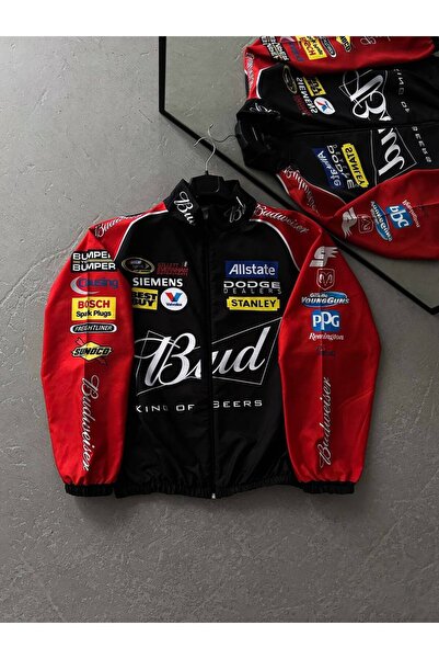 ENNEBAUTİQUE Unisex Αλεξίπτωτο Υφασμάτινο Oversize εμπριμέ μαύρο αντιανεμικό ...