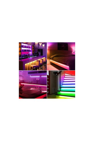 Nous Banda LED Smart Gosund SL2-C WiFi, 5 metri, Sincronizare muzica, Alexa, Google Asistant