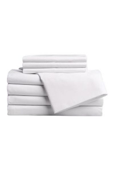 Ralex Cearșaf de pat Percale LUX 100% Bumbac 220 x 240 cm Alb Opera