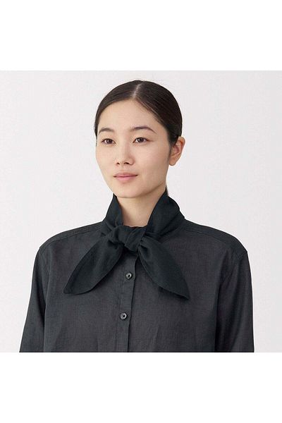 Muji UV Protection Hemp Cotton Pocket Scarf