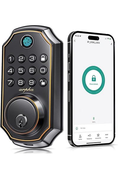 Sonoff Arpha D280 Smart Lock, , Smart App, PIN, Wifi, Bluetooth, Key, Tuya
