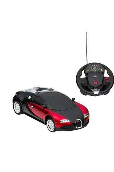 BUGATTI Mașină RC Veyron 16.4 Grand Sport roșie cu telecomandă pe volan 1:24 / 27MHz