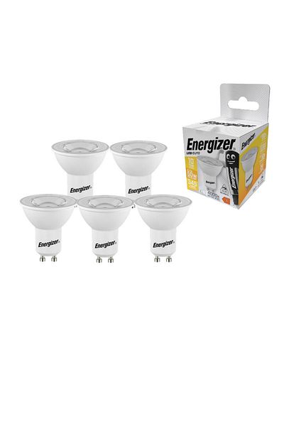 Energizer Set 5 becuri LED Energizer, GU10, 4.7W, 345 lumeni, 4000K, lumina neutra