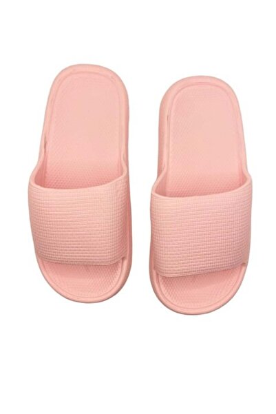 TECOS Women's slippers, Tecos®, size 40-41, pink, very light, non-slip sole, textured, 26 cm