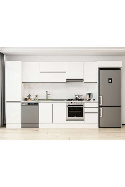 Alvinka 385X222 Cm High Gloss Mutfak Dolabı Mbb-E90B50S45-1