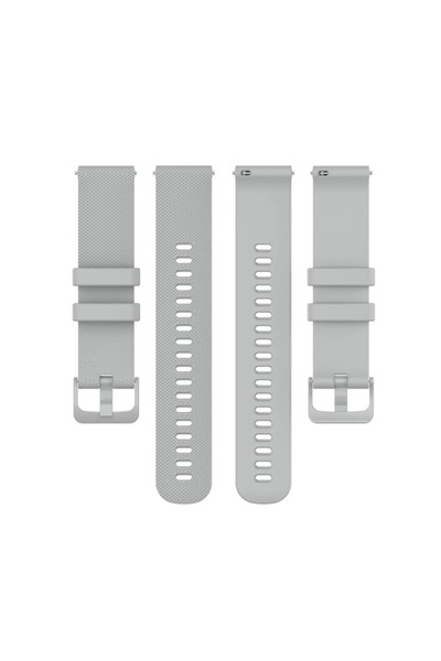 Flo Watch Strap for Samsung Galaxy Watch 4/5/Active 2, Huawei Watch GT 3/GT 3 Pro, Hard Plastic, Titaniu