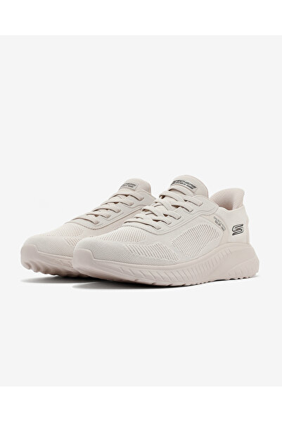 SKECHERS BOBS SQUAD CHAOS SOLID STEP حذاء رياضي أبيض للرجال 118312 OFWT