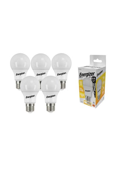 Energizer Set 5 becuri LED GLS Energizer, E27, 1050 lm, lumină caldă, 12 W, echivalent cu 75 W, 3000K, clasă energetică