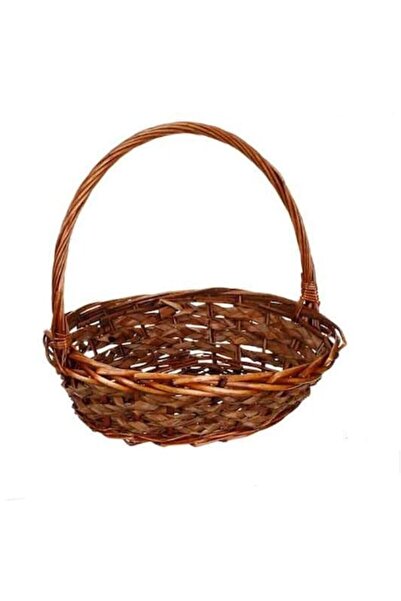 OEM Woven Bamboo Basket with High Handle