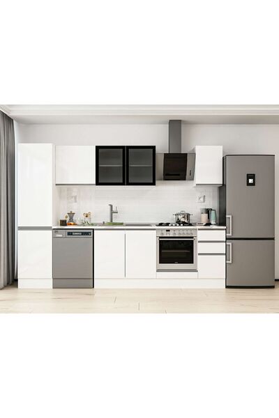 Alvinka 290X210 Cm High Gloss Mutfak Dolabı Mb-E80B50S40-3