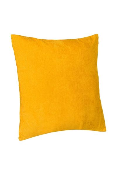 OEM Winter Decorative Pillow, Cotton, Mustard, 50x50 cm
