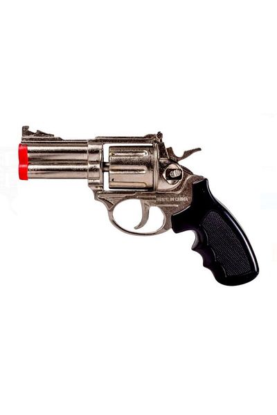 OEM Pistol metalic cu 8 capsule, lungime 15 cm, 3 ani+