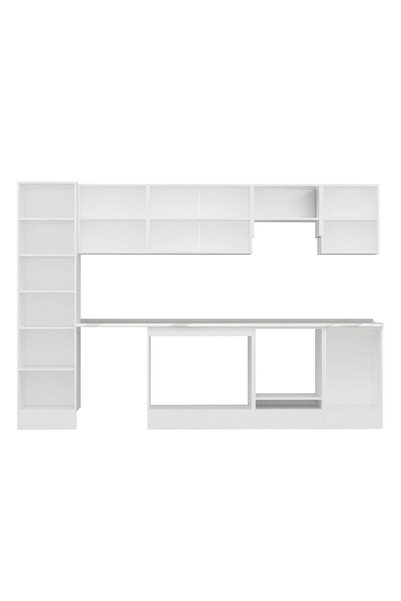 Alvinka 310X210 Cm High Gloss Mutfak Dolabı Mb-E90B50S50-1