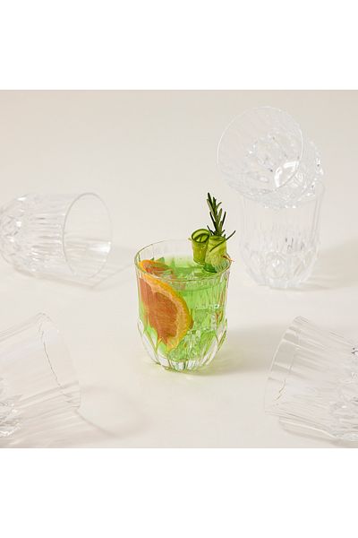 RCR transparent crystal tumblers set 6 pcs