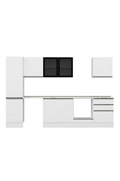 Alvinka 310X210 Cm High Gloss Mutfak Dolabı Mb-E80B50S60-3