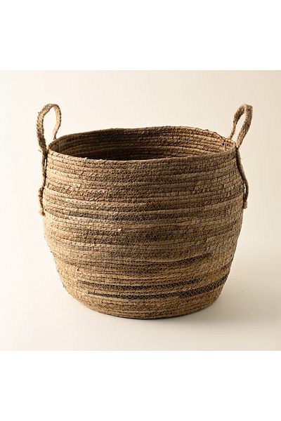 Designers made rattan banana Leaf planter L, 36*36*34cm