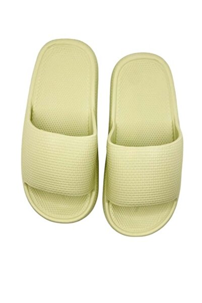 TECOS Women's slippers, Tecos®, size 40-41, green, very light, non-slip sole, 26 centimeters