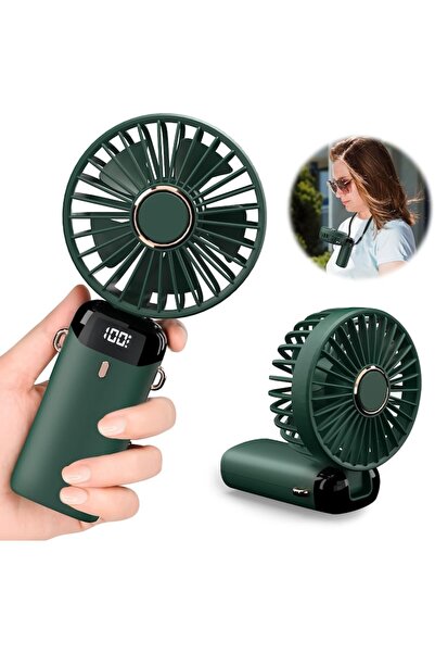 OEM Ultra-Portable Fan with Aromatherapy, 3-in-1, Hand, Desk, Neck, 5 Speed Levels, USB Charging, 12h Au
