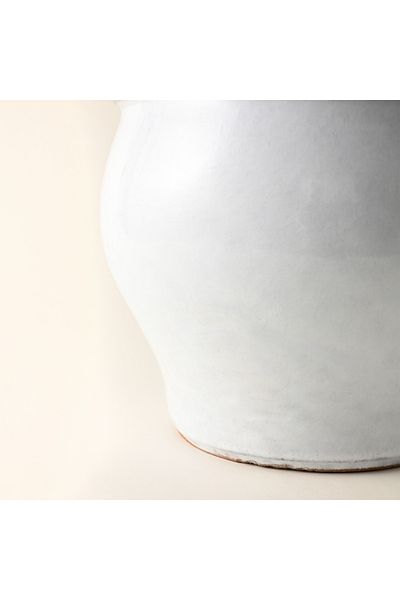 homez ceramic planter, off white 28*28*22cm