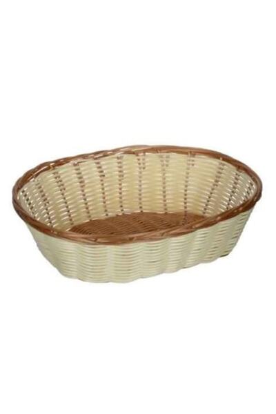 OEM Decorative Kitchen Basket Oval in & Brown Color