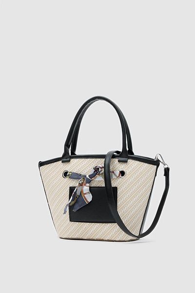 Shule Bags Modena Hand and Shoulder Bag with Shawl Accessory Brown