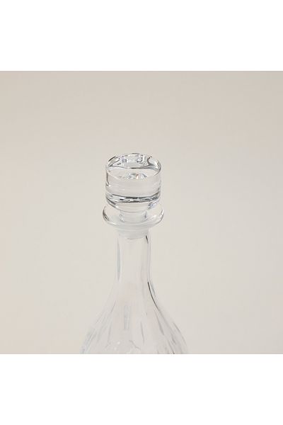 RCR transparent crystal glass decanter with lid