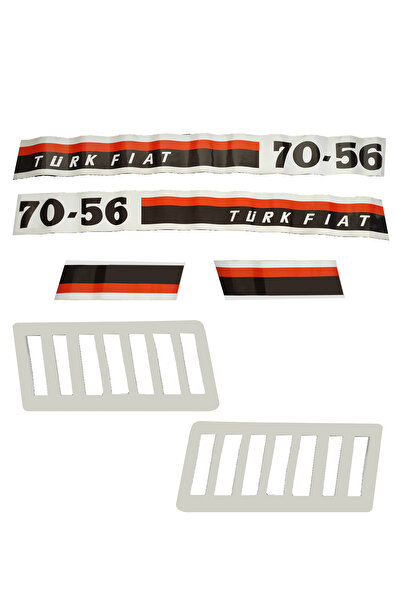 Fiat 70-56 Yan Yazı Etiket Seti