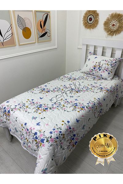 Çetinhome طقم بيكيه مبطن مفرد 4 مواسم ربيعية