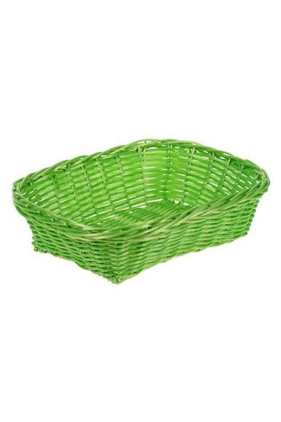 OEM Cos Decorativ de Bucatarie Verde Lime Impletit