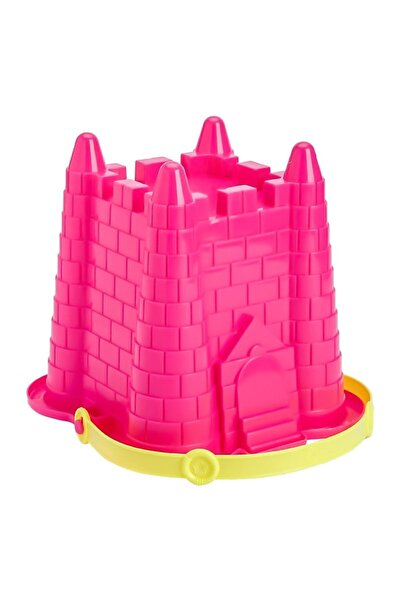 Vervo.ro Galetusa Nisip, Castel, Fucsia inchis, 14x17x17cm