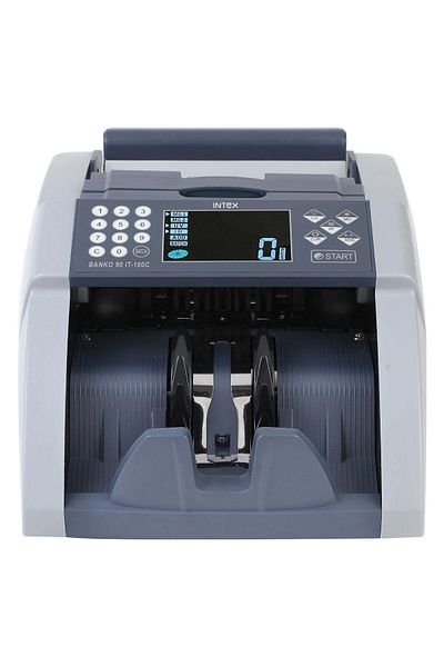 Intex Banko 90 IT-100C Cash money counter, mixed denomination, AED/USD/EUR/SAR, counterfeit detector