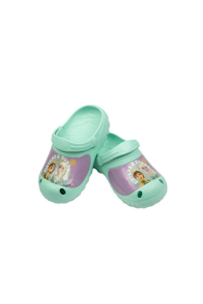 Frozen Kids Clogs With Elsa Print Lightweight & Comfortable Slip-On Sandals Girls – Turquise