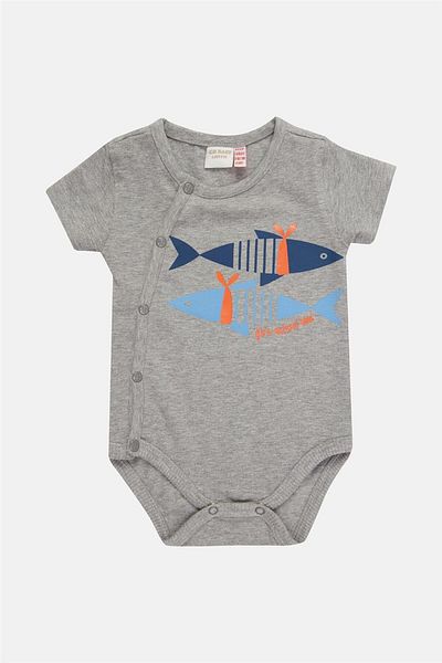 Layette Baby Boy Grey Body