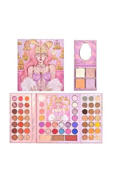 Flo Trusa de Machiaj, KEVIN & COCO, Easter Style Pink, 69 culori, 20 x 22.5 cm