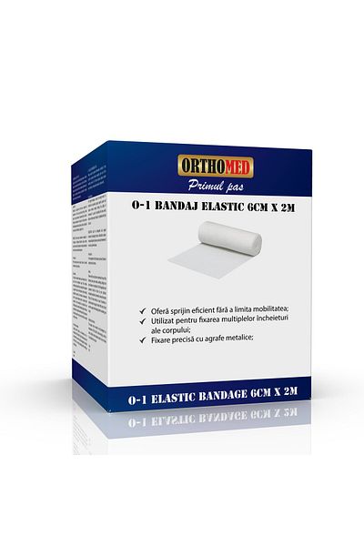 ORTHOMED Bandaj elastic 6 cm x 2 m,