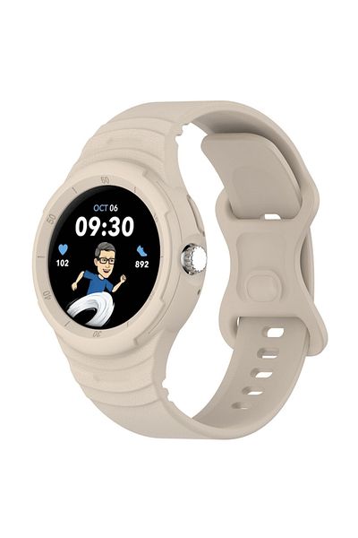 SOL Curea de ceas pentru Google Pixel Watch/Watch 2/Watch 3 41mm, Protect, L38, Silicon, Bej